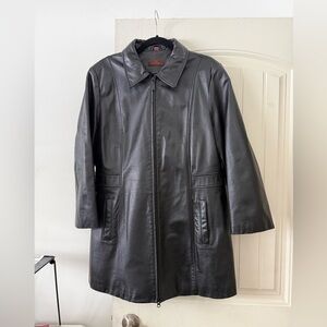 Danier Black Leather Jacket